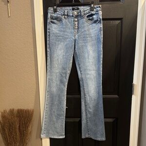 True Religion Light Blue Flare Jeans